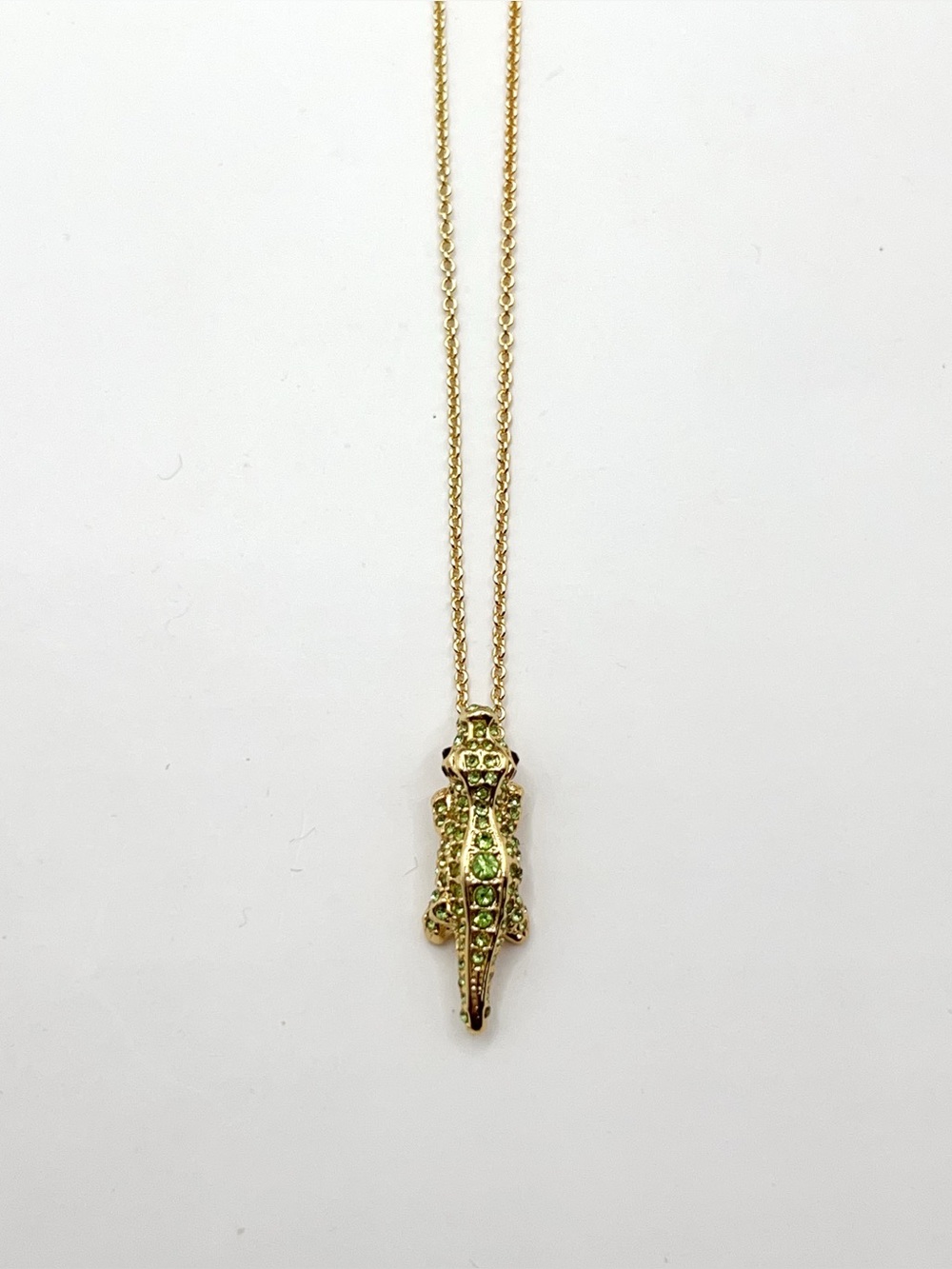 KS857-Kate Spade alligator necklace